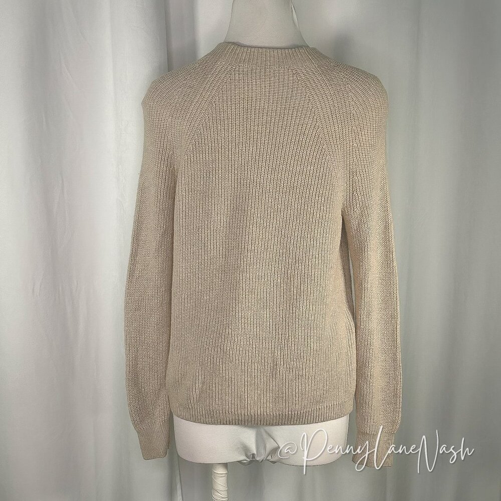 J.Crew Bow-neck Sweater Small S Heather Natural - Picture 9 of 9